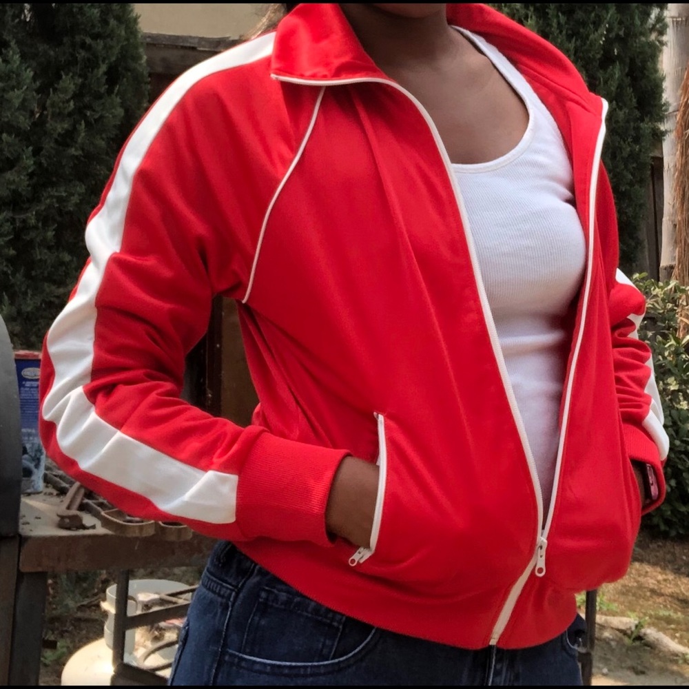 Red Track Jacket - Picture 2 of 7